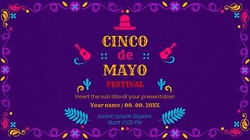 Cinco de Mayo Free Google Slides Themes PowerPoint Templates