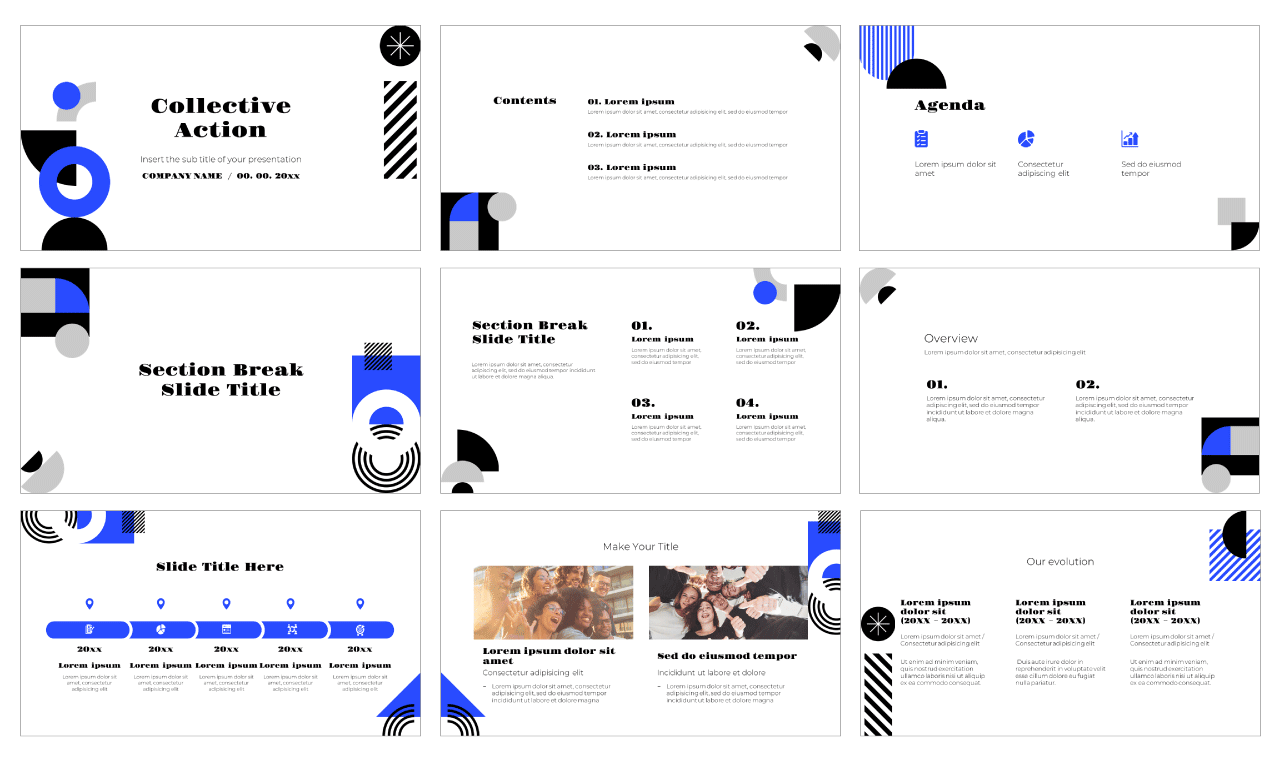 Collective Action Google Slides Themes PowerPoint Templates
