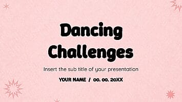 Dancing Challenges Google Slides Themes PowerPoint Templates