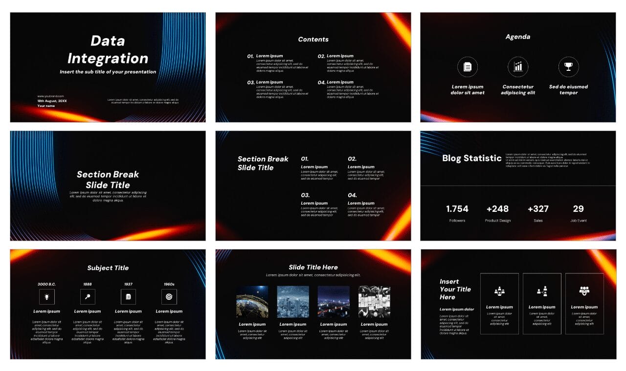 Data Integration Google Slides Themes PowerPoint Templates