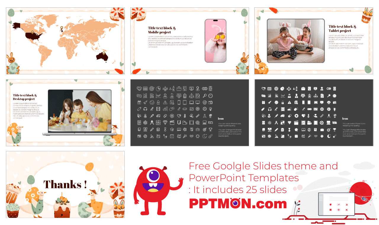 Easter Day Holiday Free Google Slides Themes PowerPoint Templates
