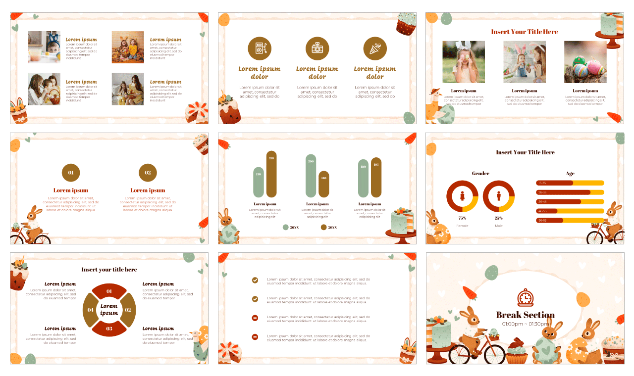 Easter Day Holiday Google Slides Themes PowerPoint Templates