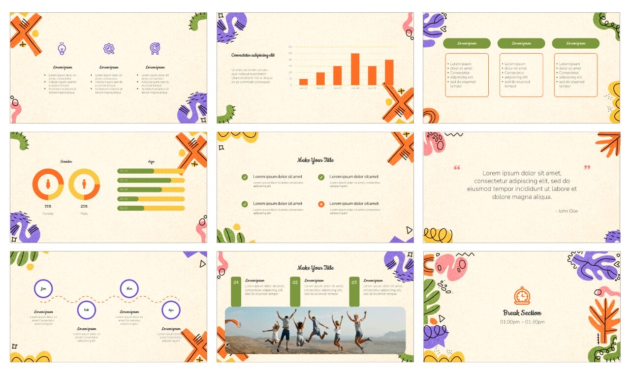 Family Fun Free Google Slides Theme PowerPoint Template