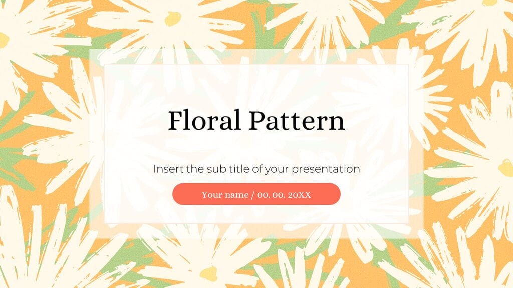 flower - Free Powerpoint templates and Google Slides themes