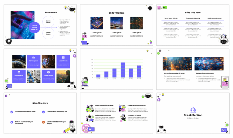 Future of AI Free Google Slides Theme and PowerPoint Template