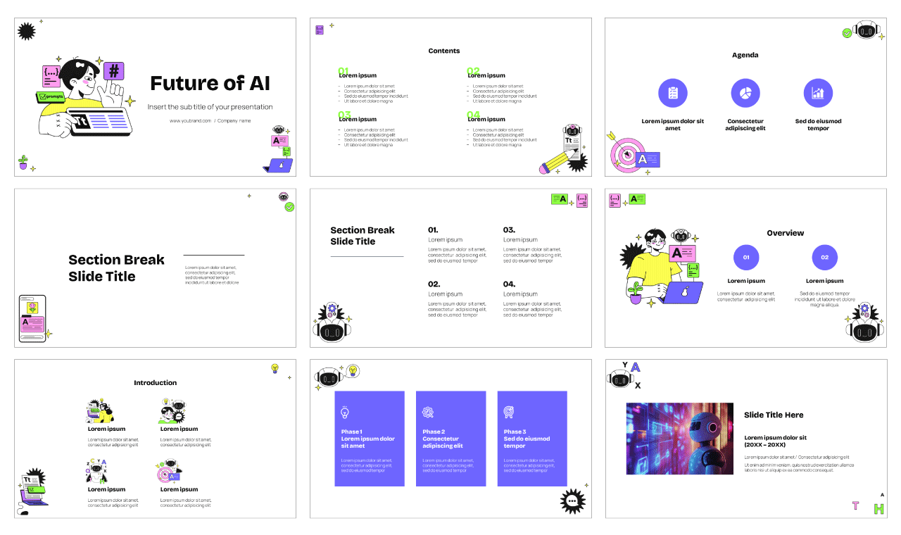 Future of AI Google Slides Themes PowerPoint Templates