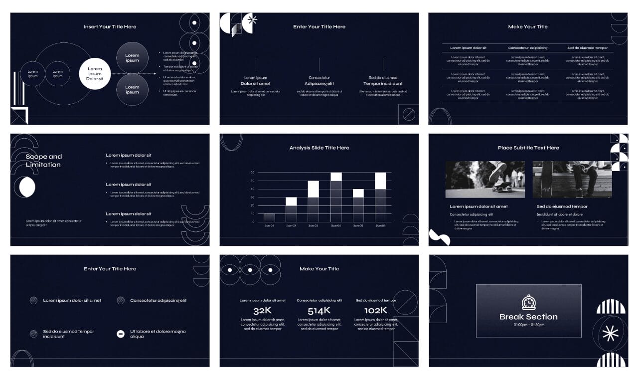 Geometric Free Google Slides Themes PowerPoint Templates