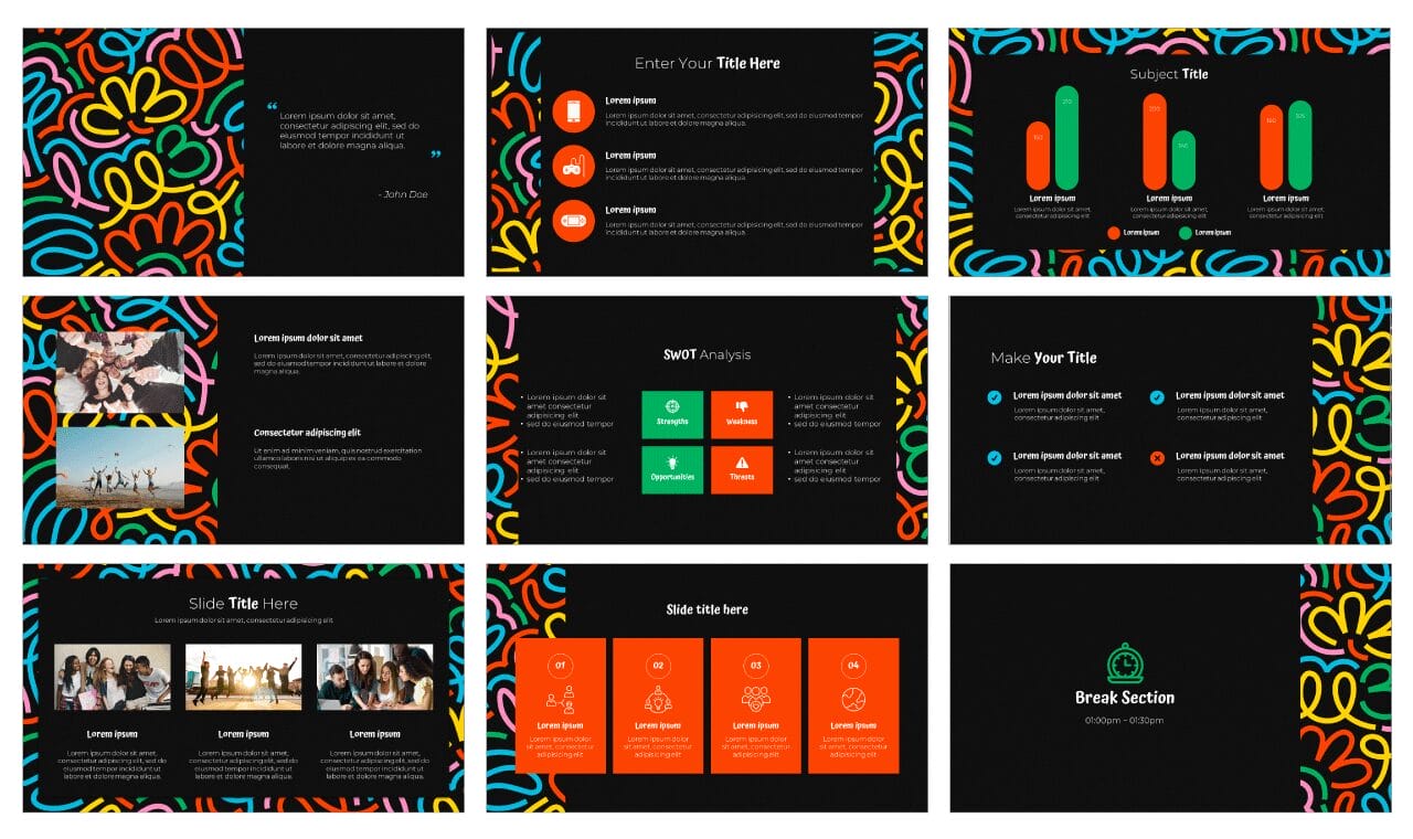 Geometric Pattern Free Google Slides Themes PowerPoint Templates