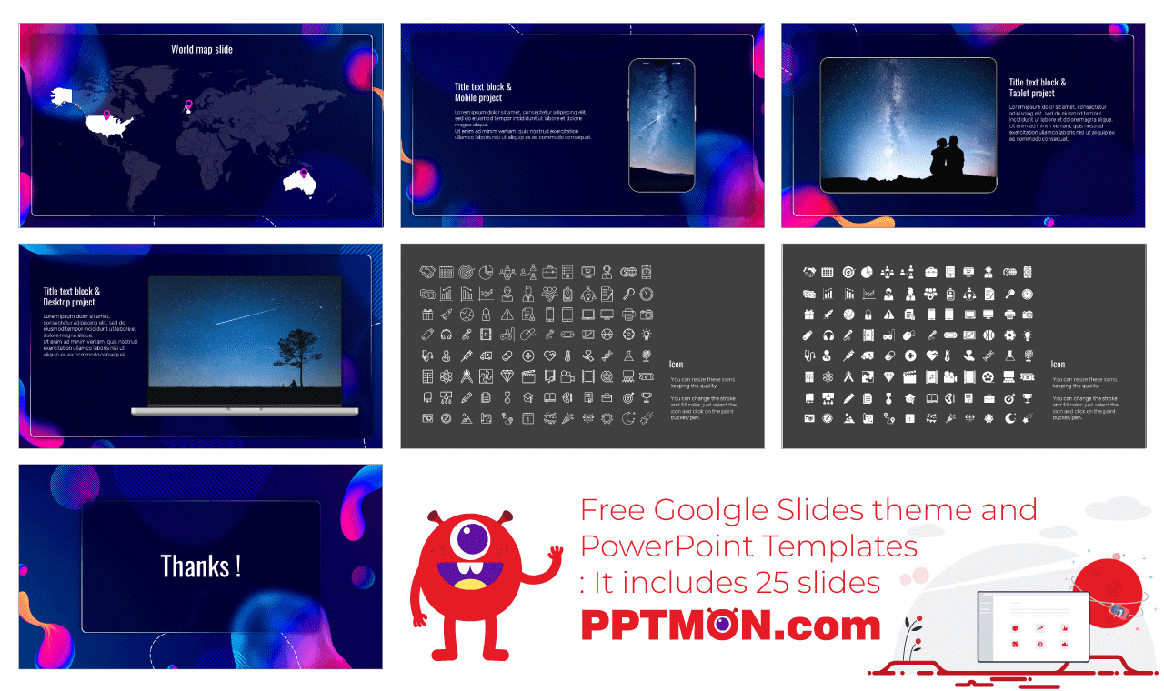 Glassmorphism Google Slides Themes PowerPoint Templates