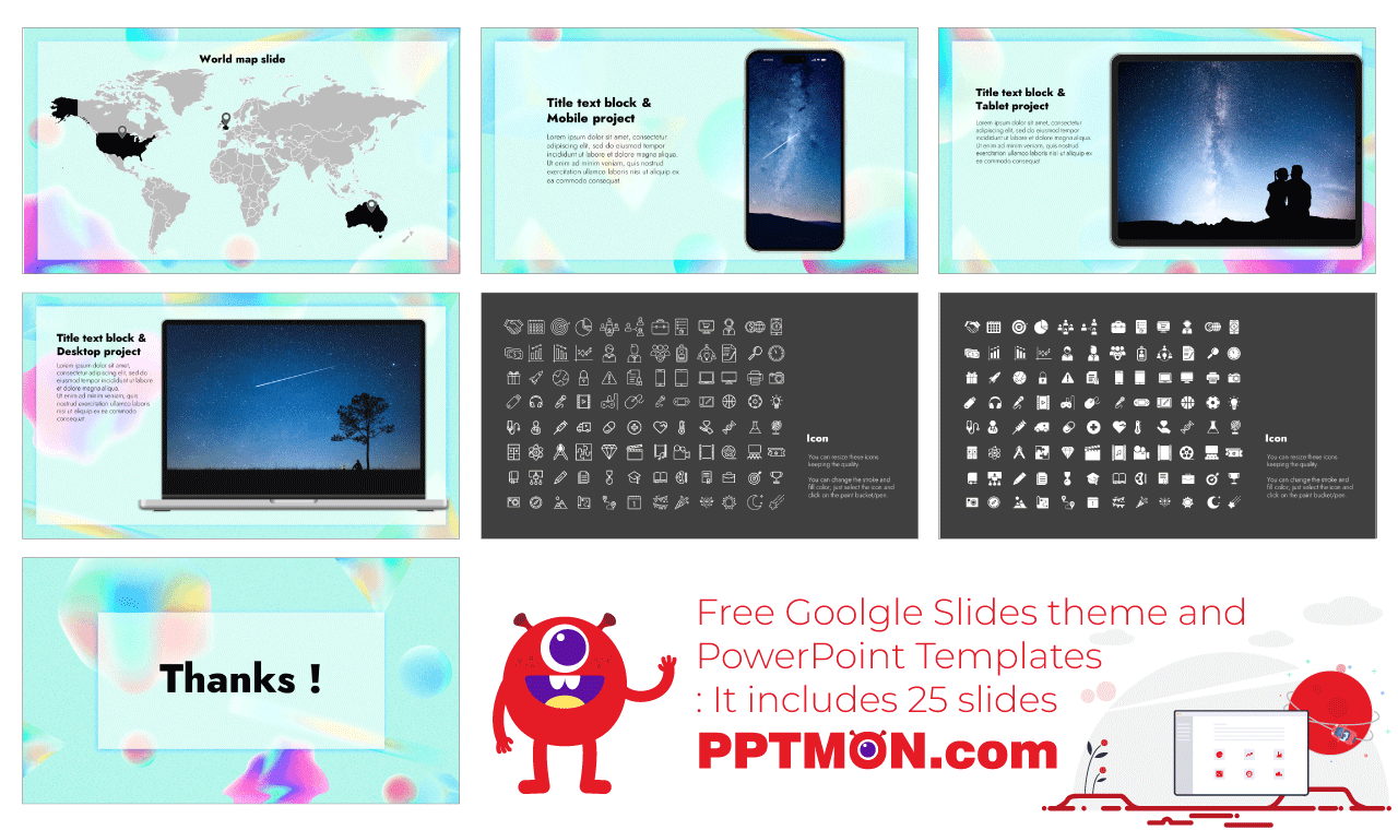 Glassmorphism Google Slides Themes PowerPoint Templates