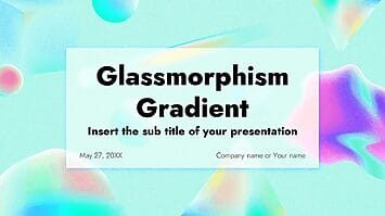 Glassmorphism Gradient Google Slides PowerPoint Templates