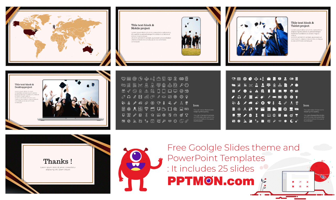 University Graduation Presentation Template - Google Slides PPT