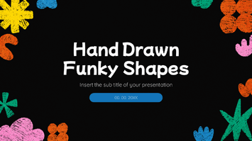 Hand Drawn Funky Shapes Google Slides PowerPoint Templates