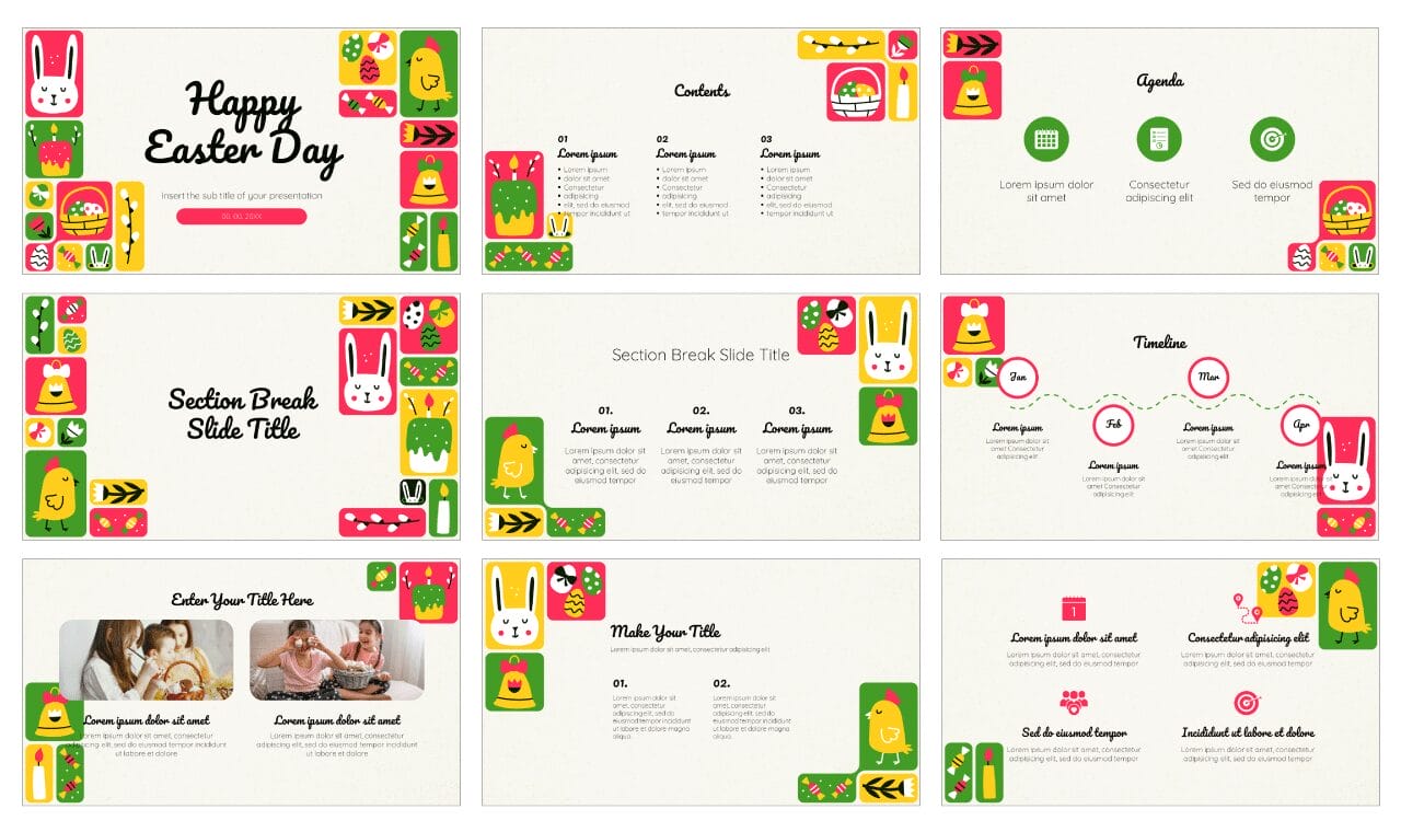 Happy Easter Free Google Slides Themes PowerPoint Templates