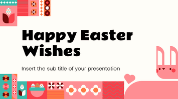 Happy Easter Wishes Presentation Template - Google Slides PPT