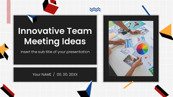 Innovative Team Meeting Ideas Free Google Slides PPT Templates