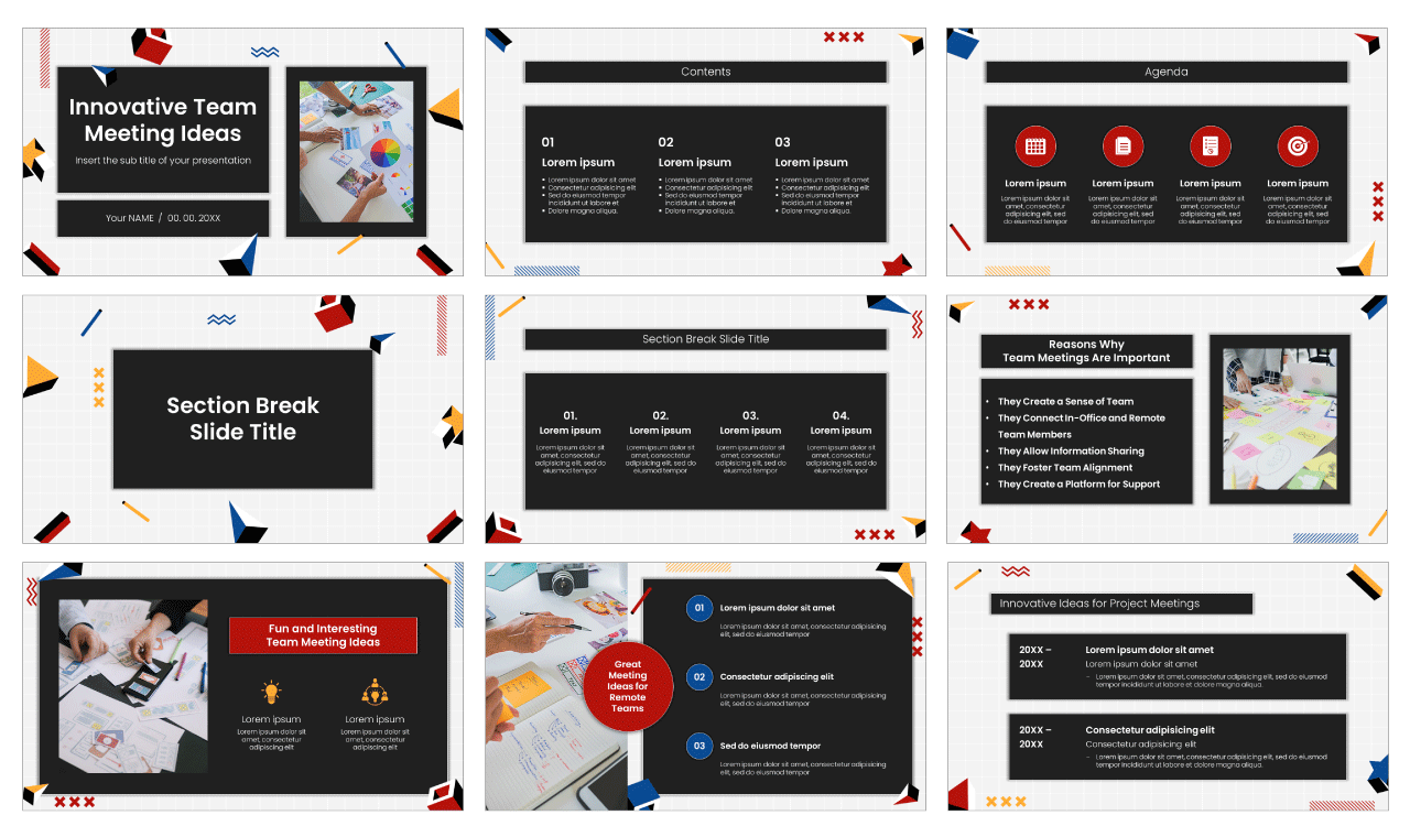 Innovative Team Meeting Ideas Free Google Slides Themes PowerPoint Templates