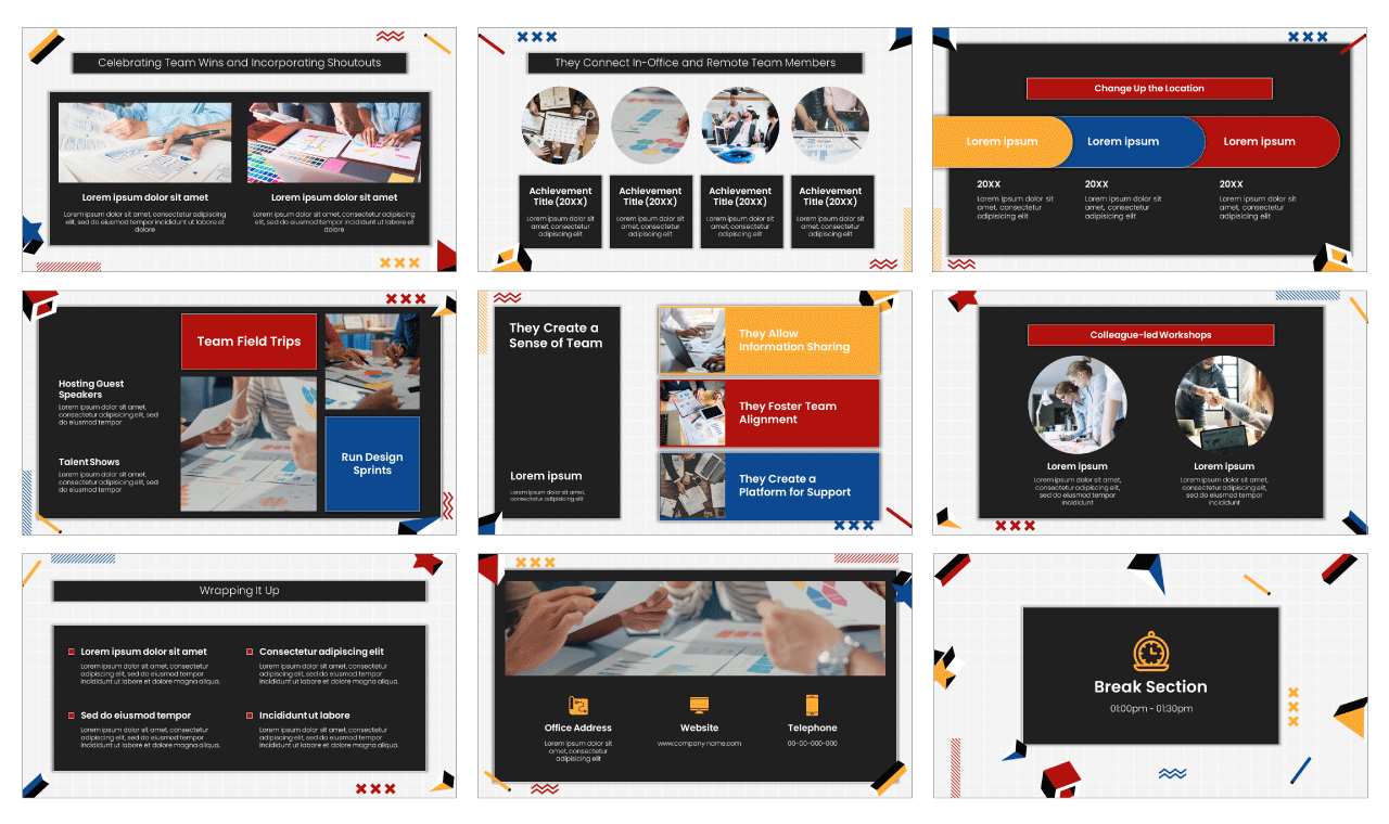 Innovative Team Meeting Ideas Google Slides Themes PowerPoint Templates