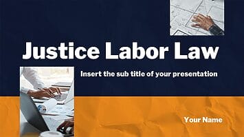 Justice Labor Law Free Google Slides Theme PowerPoint Template