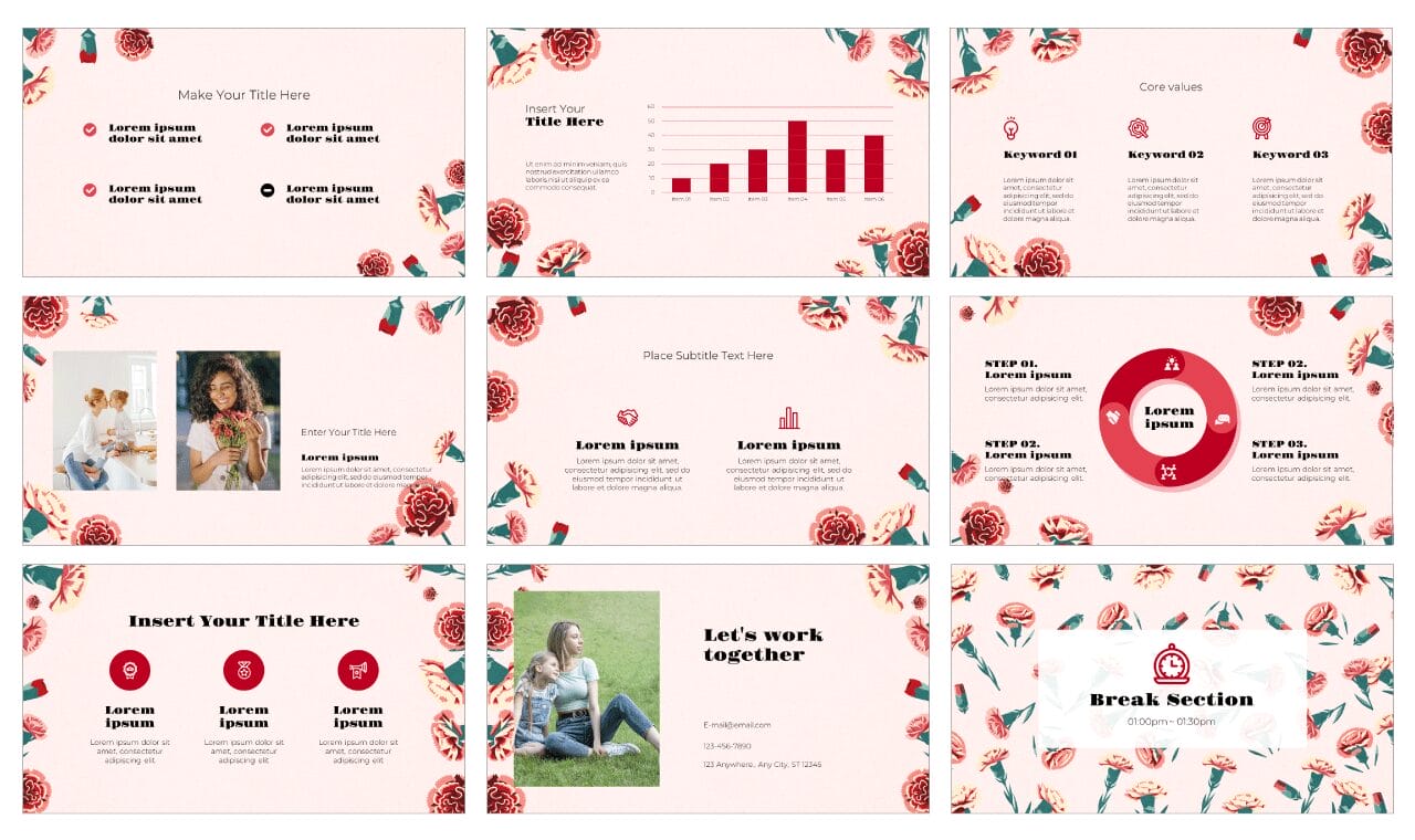 Mother's Day Google Slides Themes PowerPoint Templates