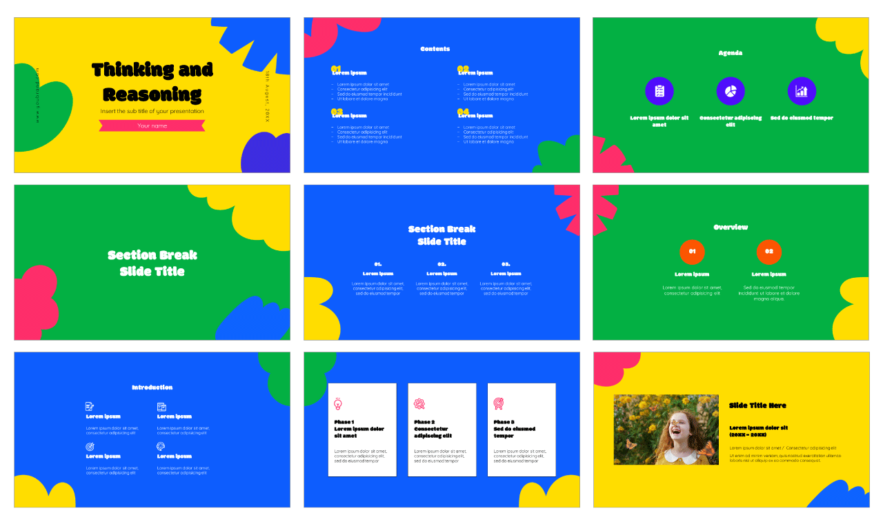 Thinking and Reasoning Free Google Slides PowerPoint Templates