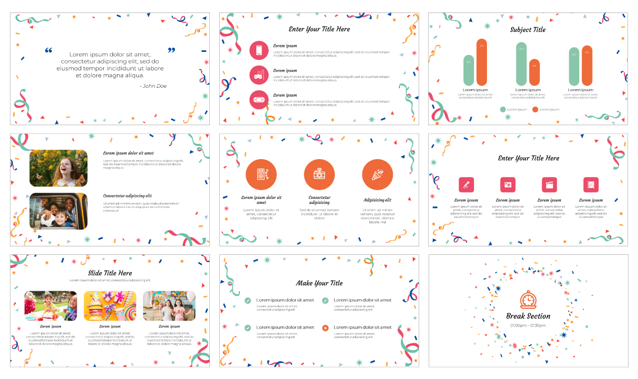 Confetti Free Google Slides Themes PowerPoint Templates