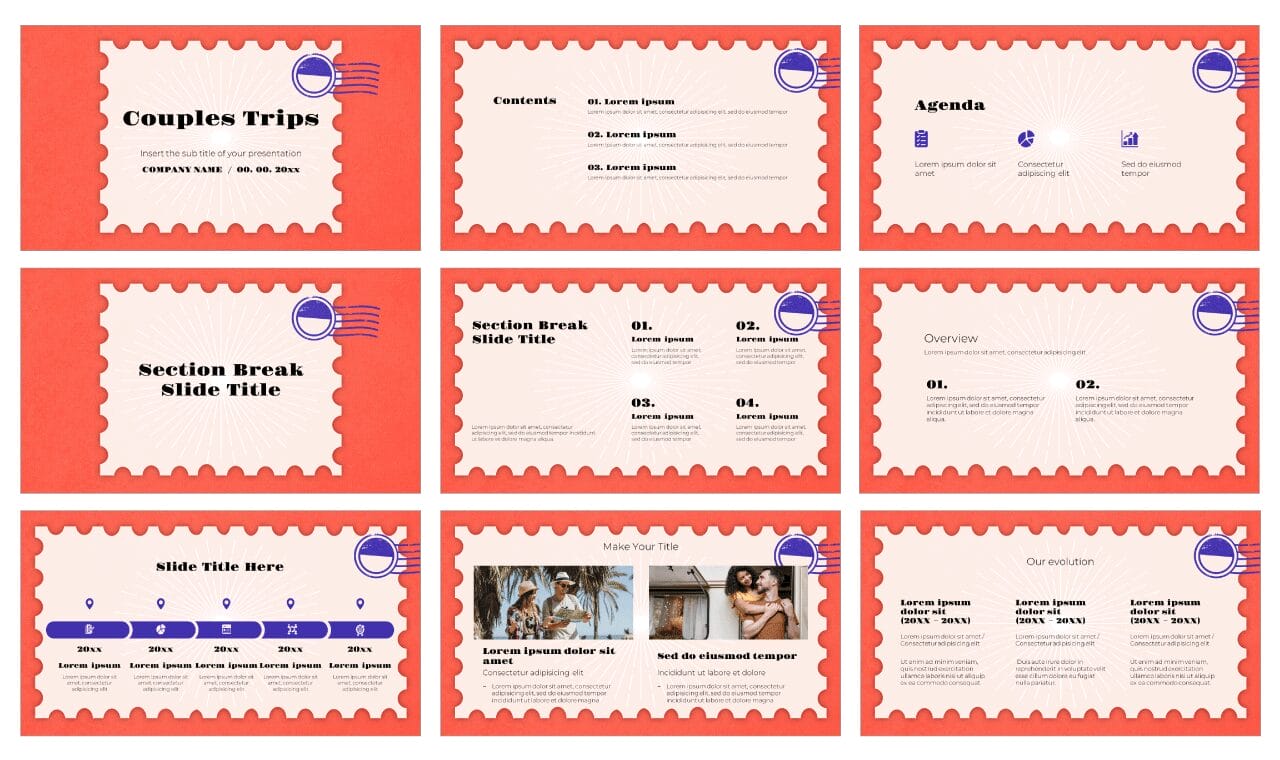 Couples Trips Google Slides Themes PowerPoint Templates