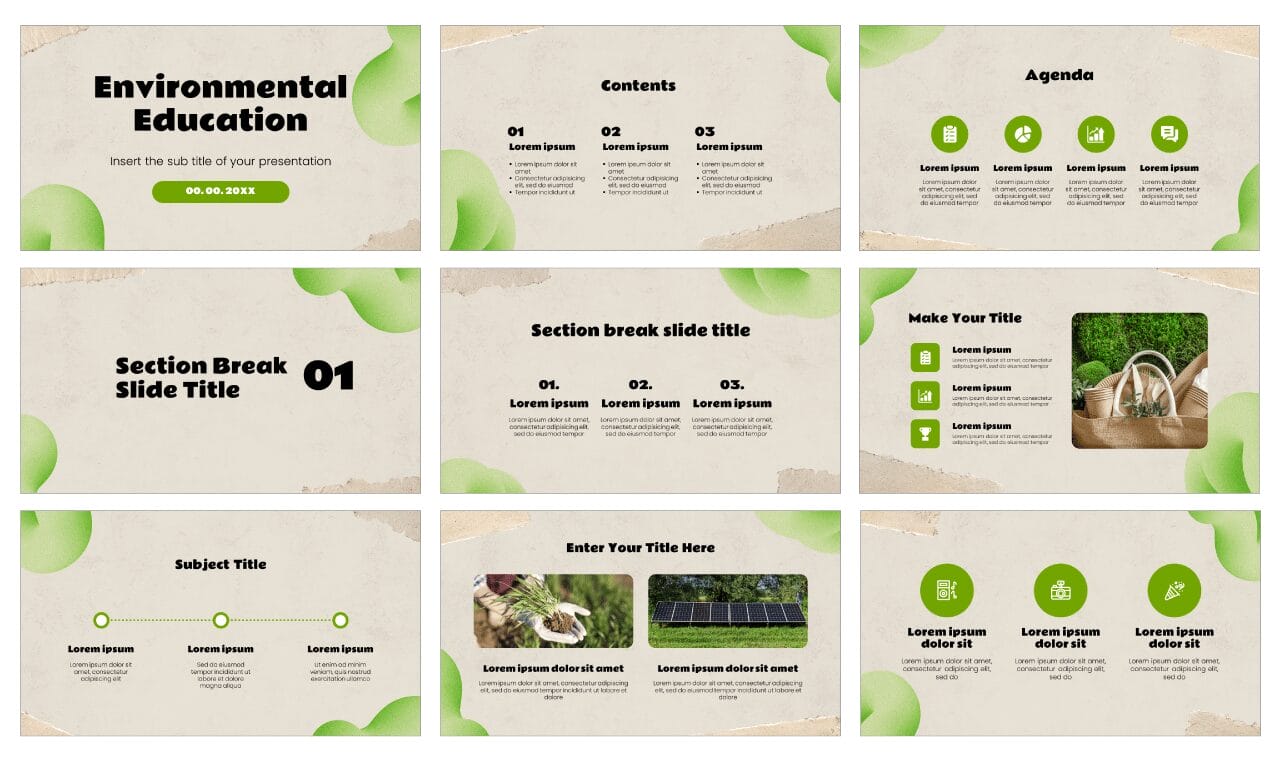 Environmental Education Free Google Slides Themes PowerPoint Templates