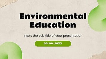 Environmental Education Google Slides Themes PPT Templates