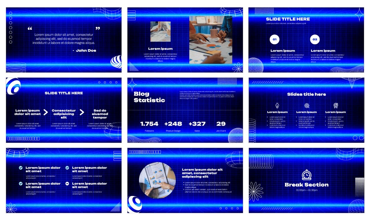 Futuristic Free Google Slides Themes PowerPoint Templates