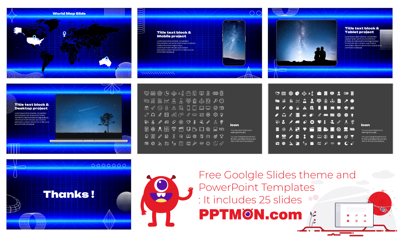 Futuristic Google Slides Themes PowerPoint Templates