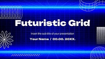 Futuristic Grid Free Presentation Templates - Google Slides & PPT