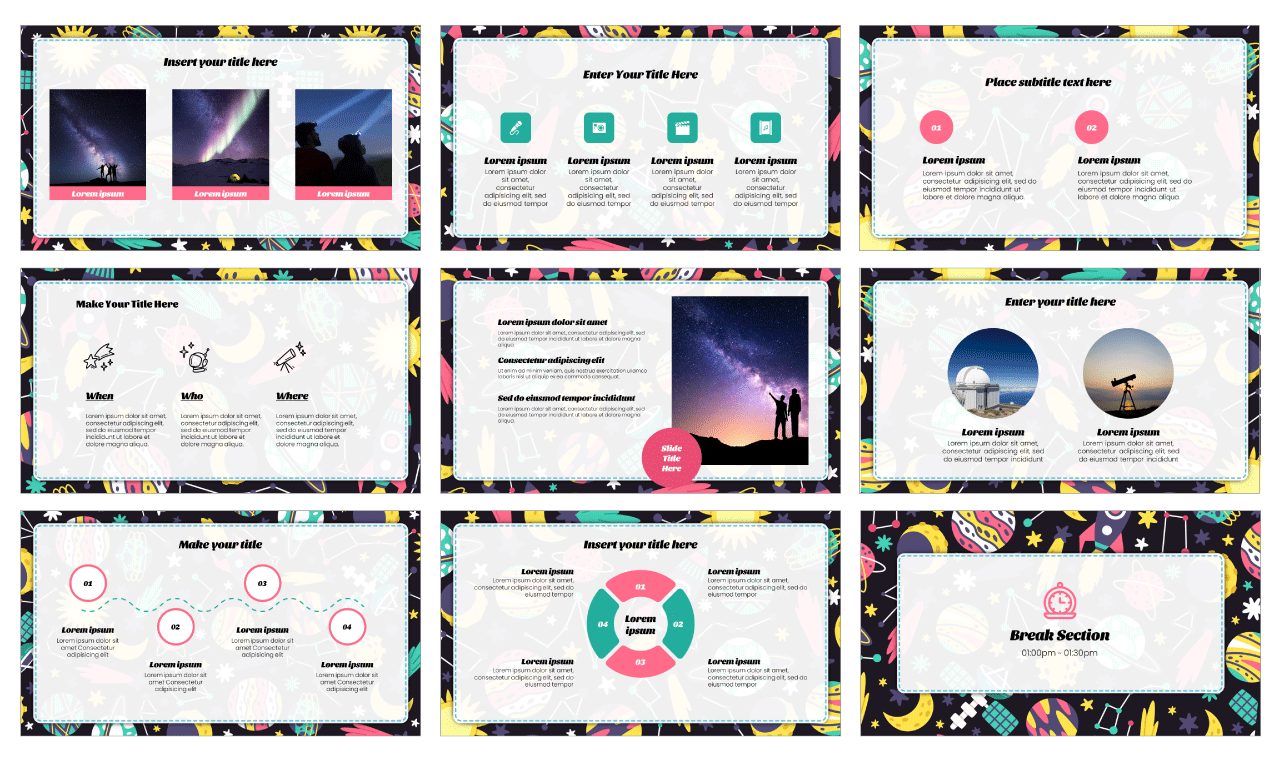 Galaxy Free Google Slides Themes PowerPoint Templates