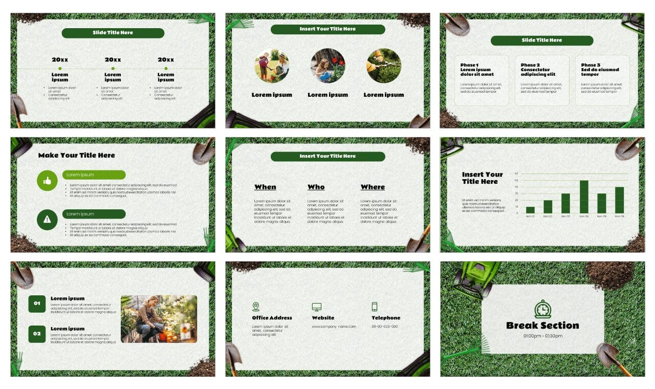 Gardening Workshop Free Google Slides Themes PowerPoint Templates