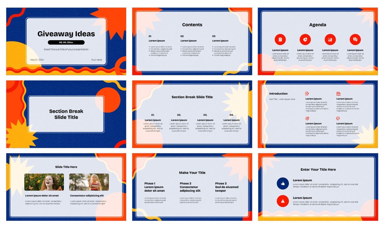 Giveaway Ideas Google Slides Themes PowerPoint Templates