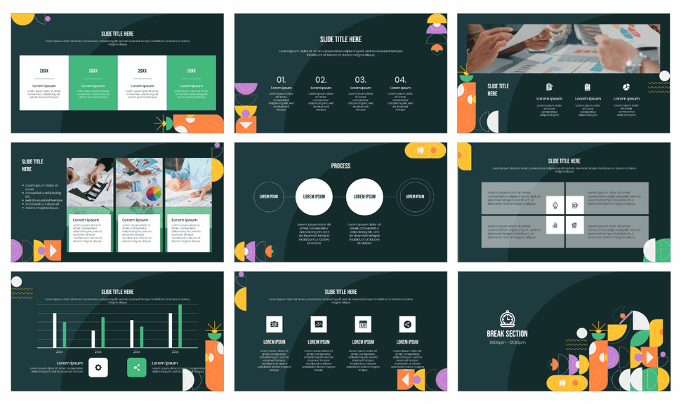 Powerpoint Background Job Examples Job Internship Free Presentation Templates - Google Slides & PPT