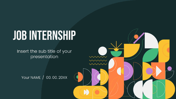 Job Internship Free Presentation Templates - Google Slides & PPT
