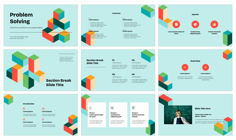 Problem Solving Presentation Template Google Slides PowerPoint