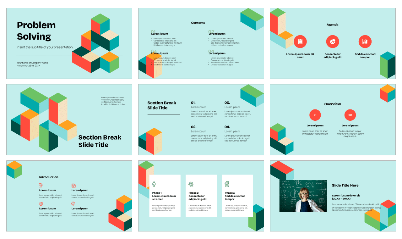 Problem Solving Google Slides Themes PowerPoint Templates