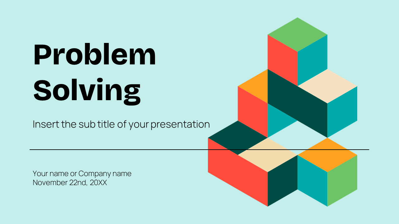Problem Solving Presentation Template Google Slides PowerPoint