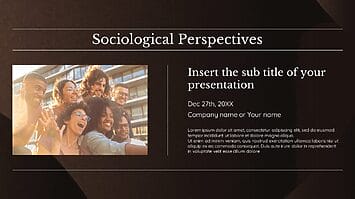 Sociological Perspectives Google Slides PowerPoint Templates
