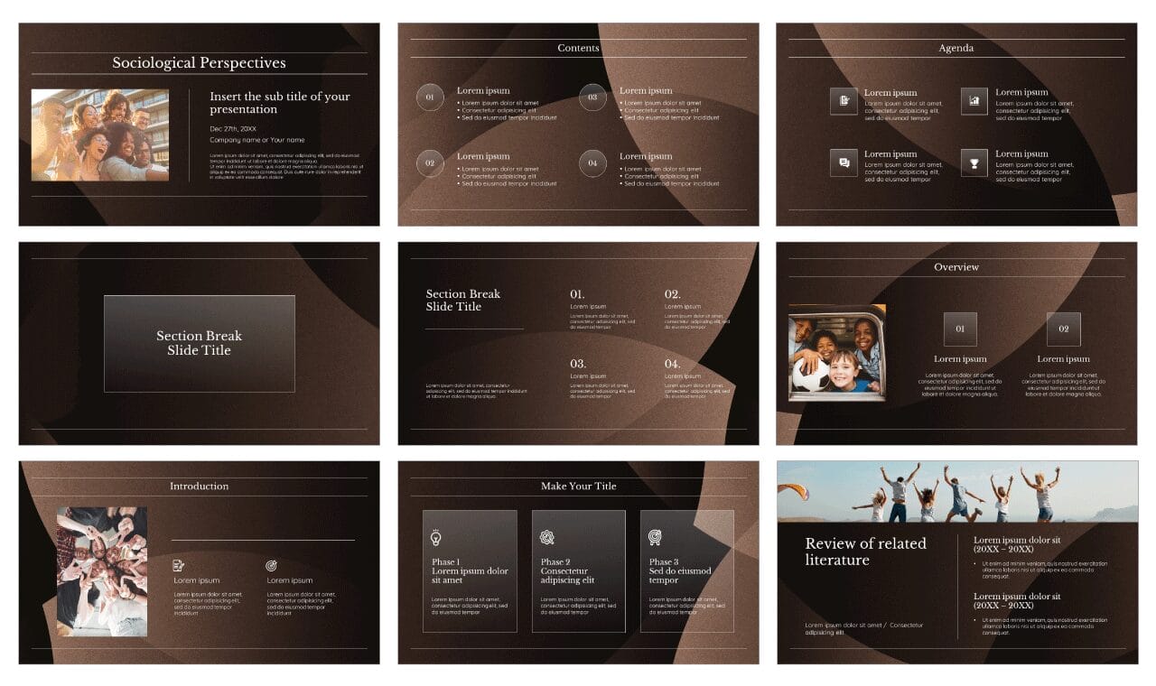 Sociological Perspectives Google Slides Themes PowerPoint Templates