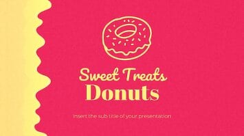 Sweet Treats Donuts Google Slides Themes PowerPoint Templates