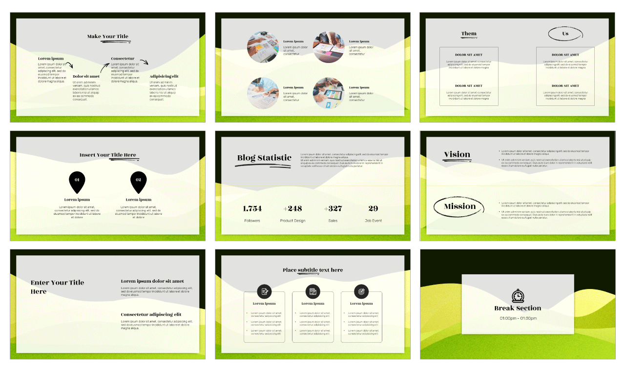 Waves Inspiration Free Google Slides Themes PowerPoint Templates
