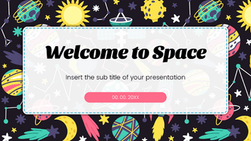 Welcome to Space Google Slides Themes PowerPoint Templates