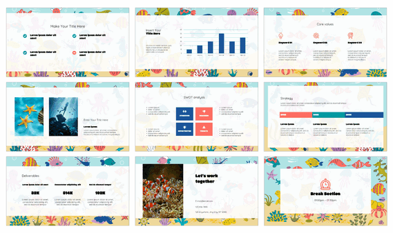 Celebrate World Oceans Day Google Slides PowerPoint Templates