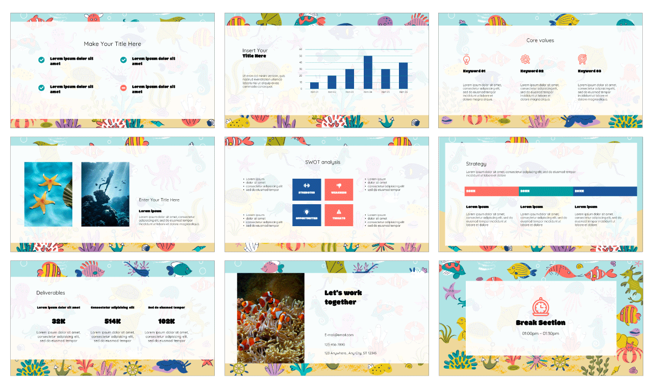 World Oceans Day Free Google Slides Themes PowerPoint Templates