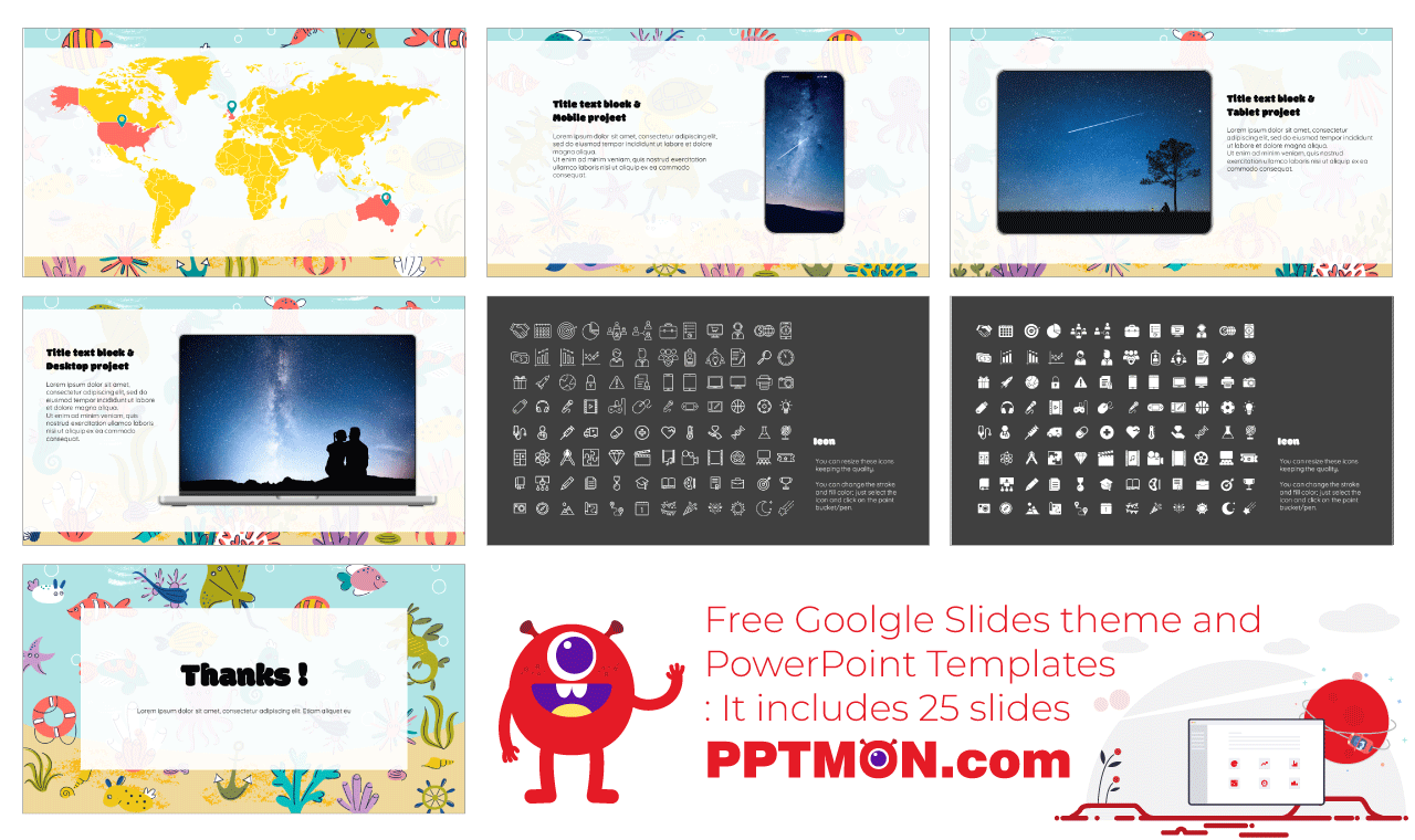 World Oceans Day Google Slides Themes PowerPoint Templates