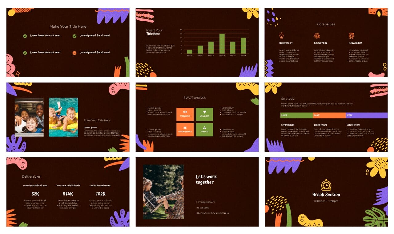 Abstract Natural Free Google Slides Themes PowerPoint Templates