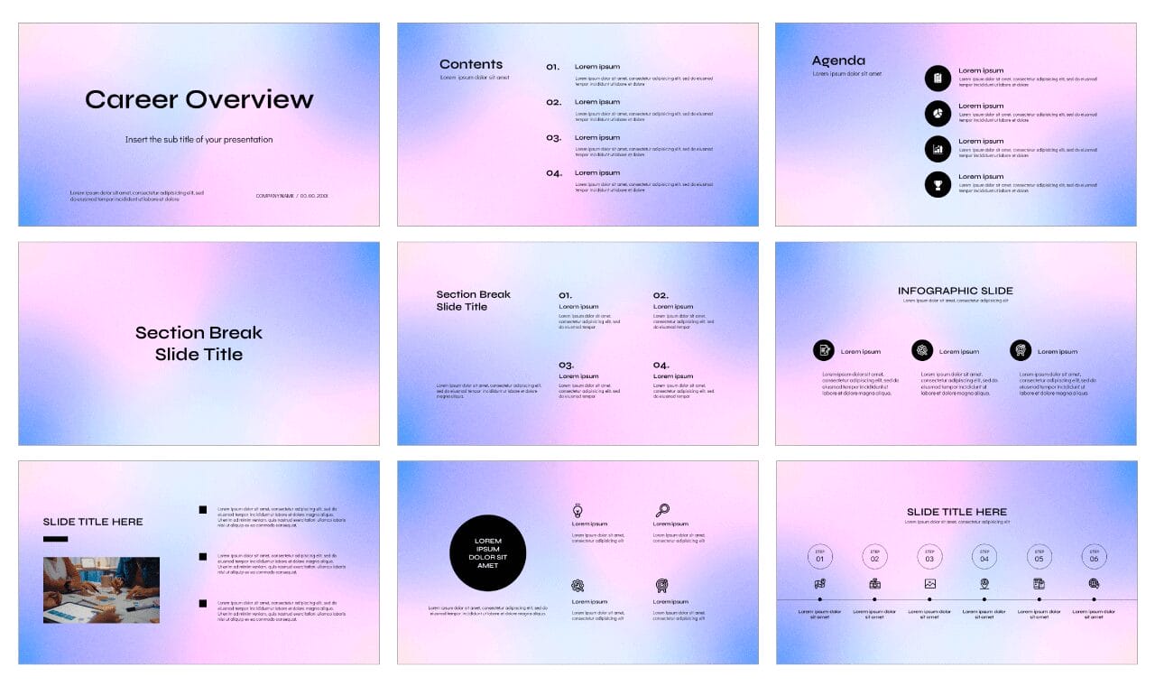 Career Overview Google Slides Themes PowerPoint Templates